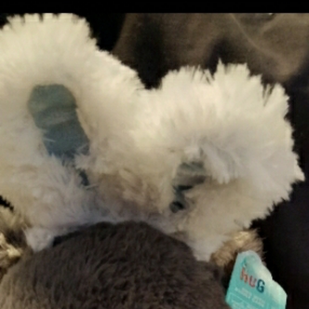 NWT Hug me Dog with bunny ears plush - Picture 3 of 3